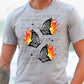 Fire Butterflies - Ready To Press Sublimation Transfer Print Sublimation