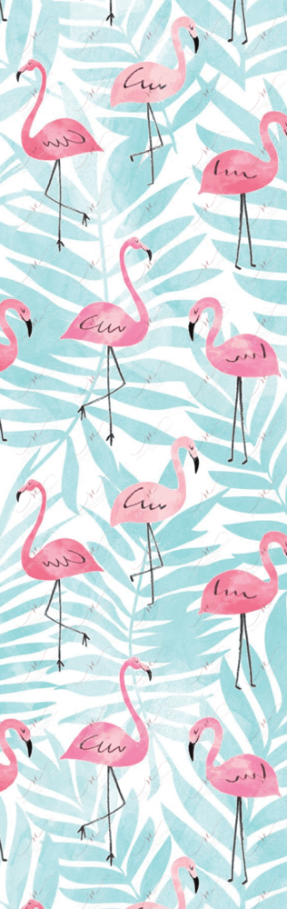 Flamingo Leaves - Vinyl Pen Wrap
