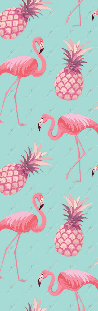 Flamingo Pineapples - Vinyl Pen Wrap