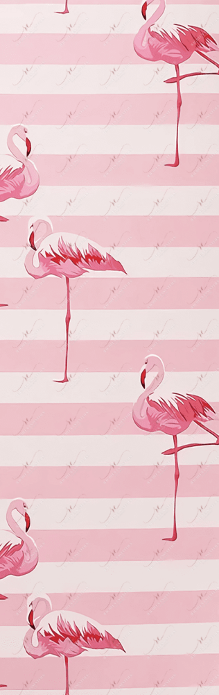 Flamingo Stripes - Vinyl Pen Wrap
