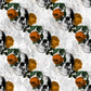 Floral Skull Orange - Vinyl Wrap