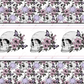 Floral Skulls - Ready To Press Sublimation Transfer Print Sublimation