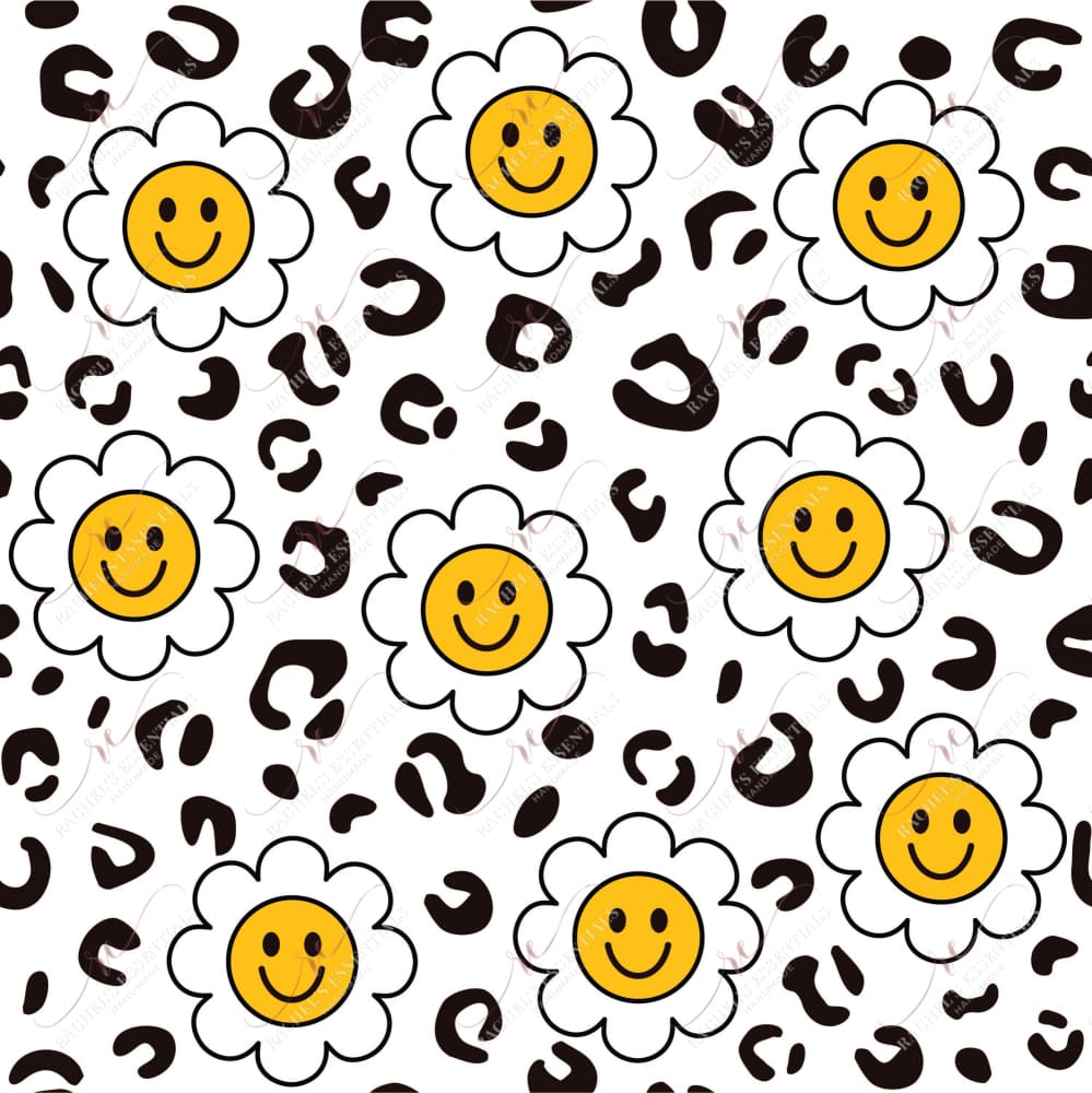 Floral Smile Leopard - Vinyl Wrap Vinyl