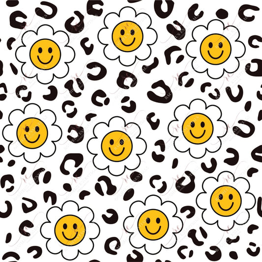 Floral Smile Leopard - Vinyl Wrap Vinyl