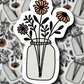  1.24 Flower vase sticker freeshipping - Rachel's Essentials