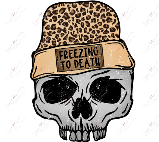 Freezing To Death - Clear Cast Decal