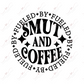 Fueled By Smut And Coffee Pocket- Clear Cast Decal