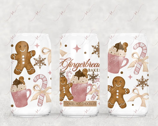 Gingerbread Bakery - Libbey/Beer Can Glass 10/23 Sublimation