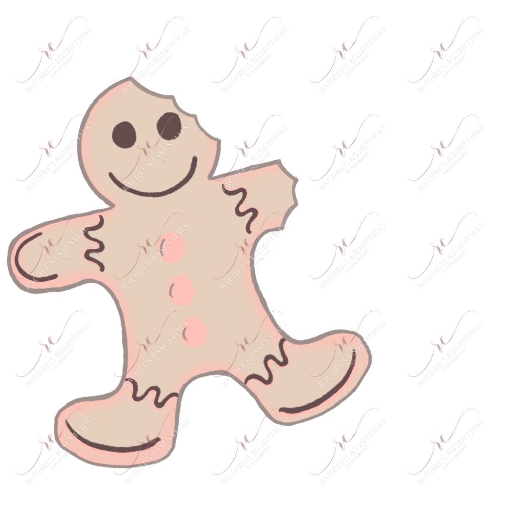 Gingerbread - Clear Cast Decal