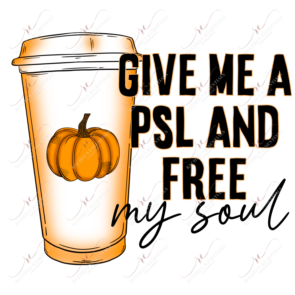 Give Me A Psl And Free My Soul Color - Clear Cast Decal