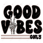 Good Vibes - Clear Cast Decal