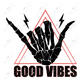 Good Vibes - Ready To Press Sublimation Transfer Print Sublimation