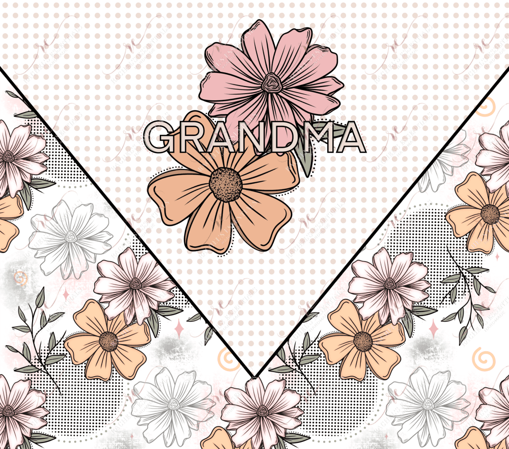 Grandma Floral Vsplit - Vinyl Wrap Vinyl