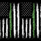 Green Stripe Flag - Vinyl Wrap