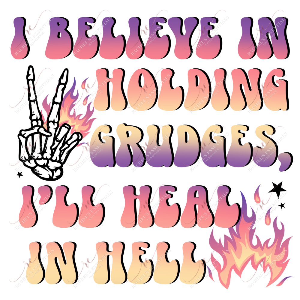 Grudges- Clear Cast Decal