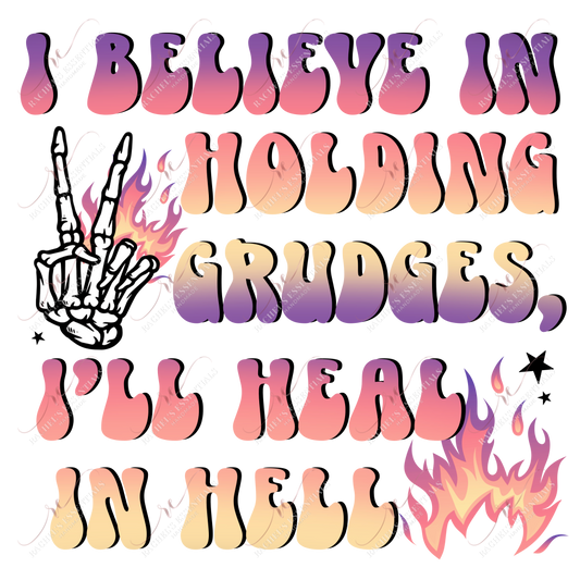 Grudges- Clear Cast Decal