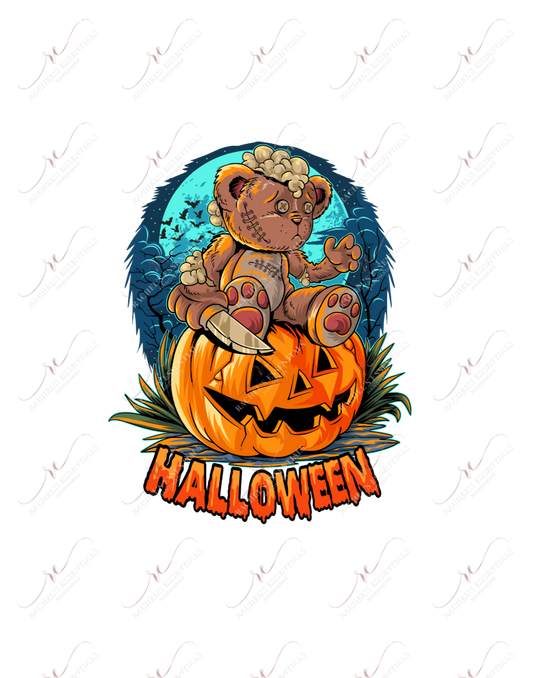 Halloween Bear - Ready To Press Sublimation Transfer Print Sublimation