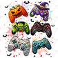 Halloween Gaming - Ready To Press Sublimation Transfer Print Sublimation