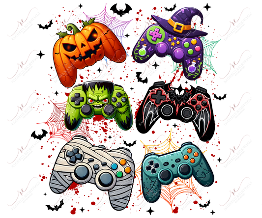 Halloween Gaming - Ready To Press Sublimation Transfer Print Sublimation