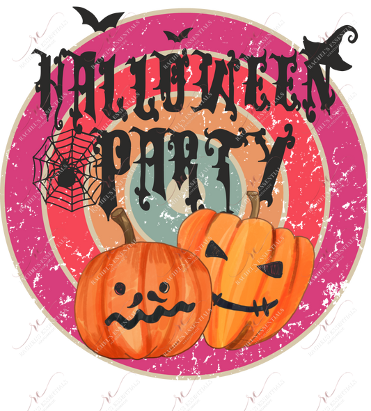 Halloween Party - Ready To Press Sublimation Transfer Print Sublimation