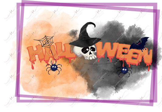 Sublimation 1.99 Halloween watercolor  - ready to press sublimation transfer print freeshipping - Rachel's Essentials