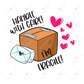 Handle With Care Im Fragile - Business Sticker Set