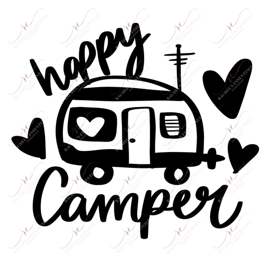 Happy Camper - Ready To Press Sublimation Transfer Print Sublimation