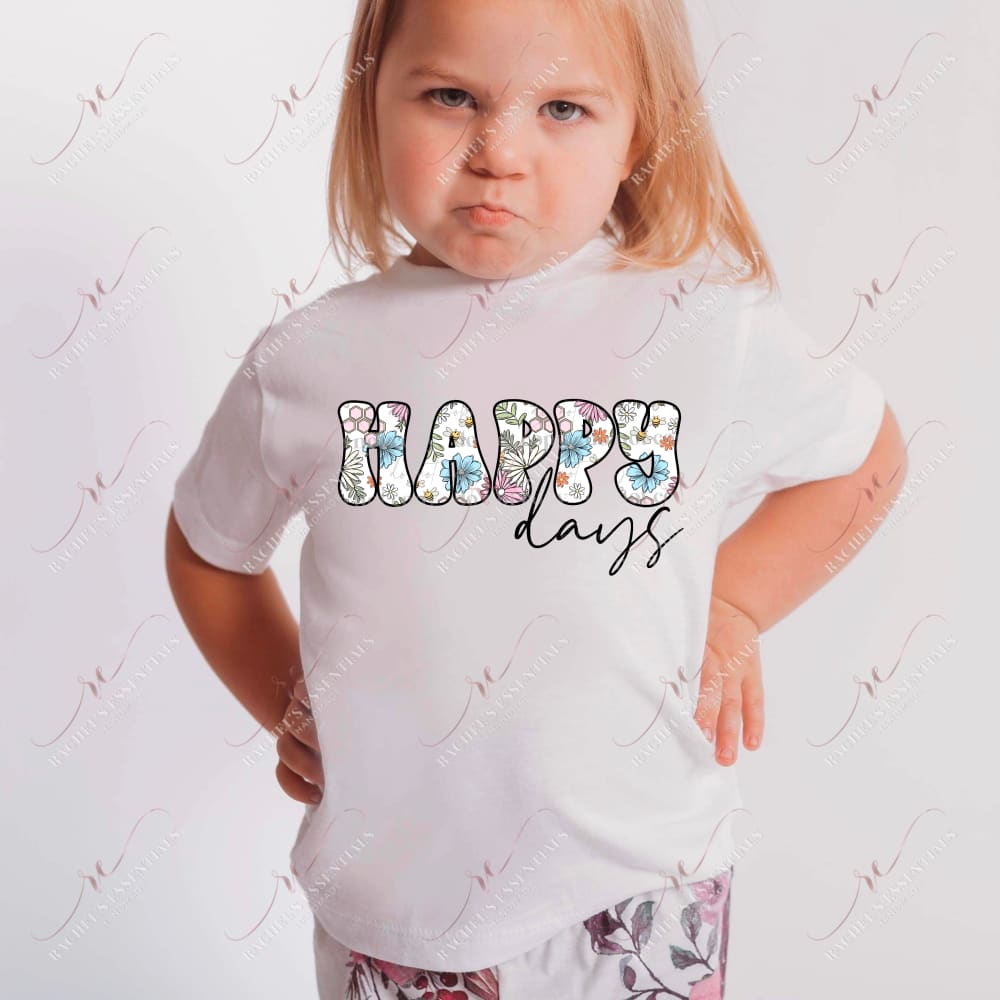 Happy Days- Ready To Press Sublimation Transfer Print Sublimation