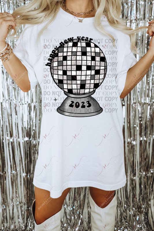 Happy New Year - Ready To Press Sublimation Transfer Print Sublimation