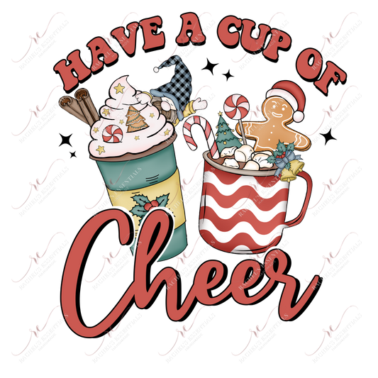 Have A Cup Of Cheer - Clear Cast Decal