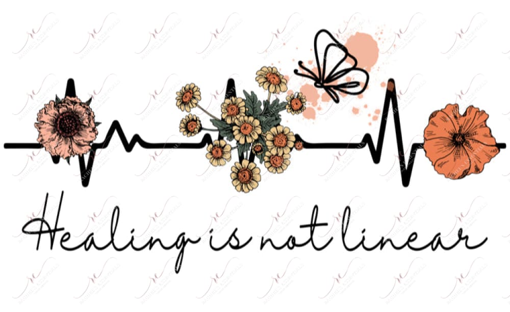 Healing Is Now Linear - Ready To Press Sublimation Transfer Print Sublimation