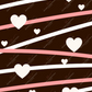 Hearts And Stripes - Vinyl Pen Wrap