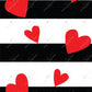 Hearts And Stripes - Vinyl Pen Wrap