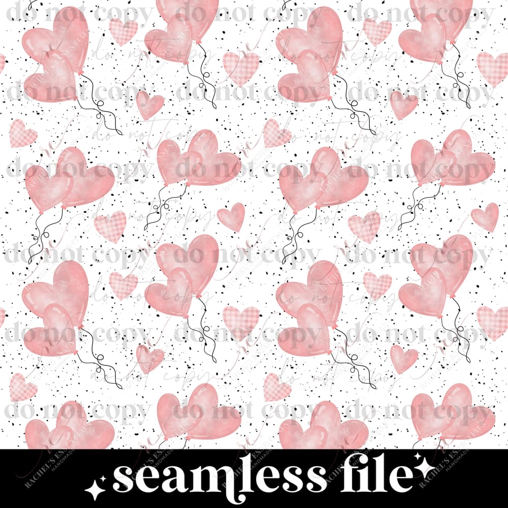 Hearts - Ready To Press Sublimation Transfer Print Seamless 11/23 Sublimation