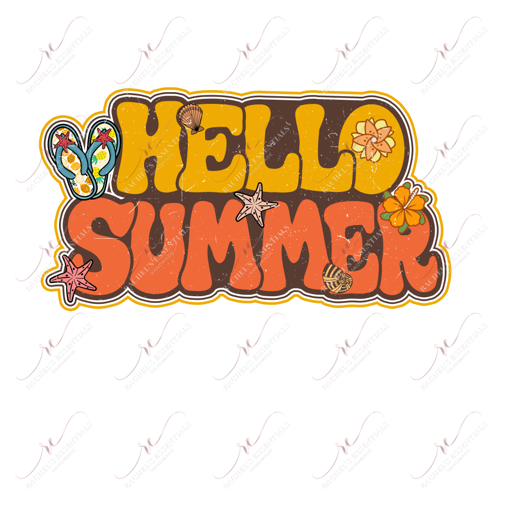 Hello Summer - Htv Transfer