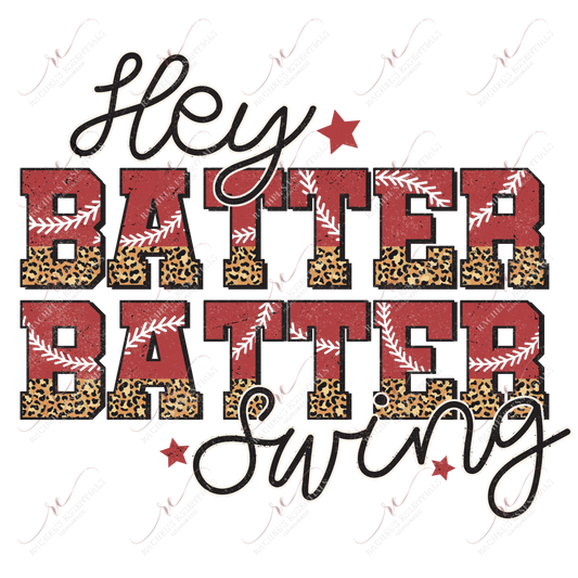 Hey Batter Swing - Htv Transfer