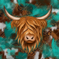 Highland Cow - Ready To Press Sublimation Transfer Print Sublimation