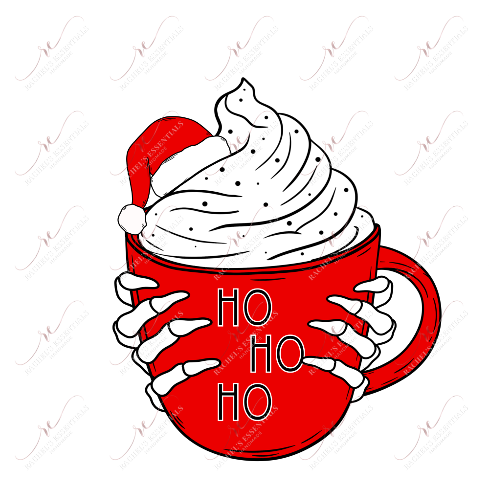 Ho Ho Coffee - Ready To Press Sublimation Transfer Print Sublimation