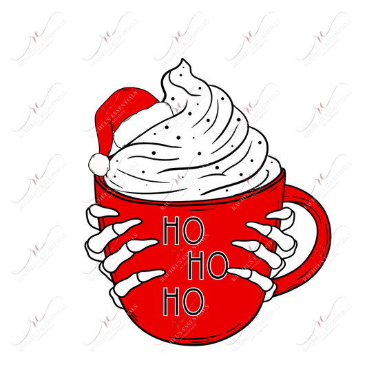 Ho Ho Coffee - Ready To Press Sublimation Transfer Print Sublimation