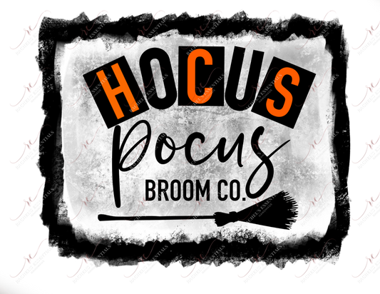 Hocus Pocus Broom Co - Ready To Press Sublimation Transfer Print Sublimation