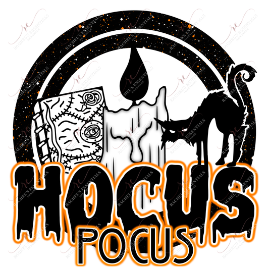 Hocus Pocus Orange - Ready To Press Sublimation Transfer Print Sublimation