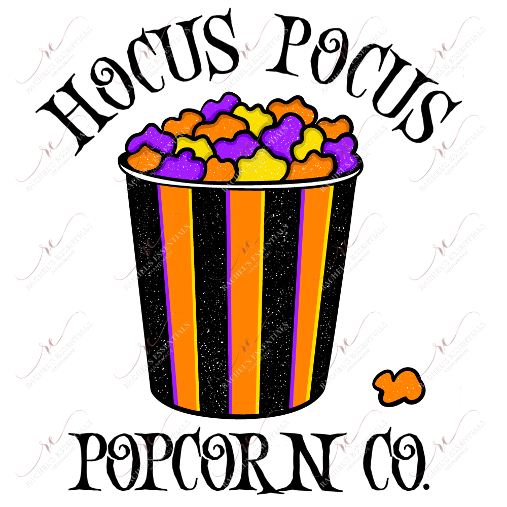 Hocus Pocus Popcorn - Ready To Press Sublimation Transfer Print Sublimation