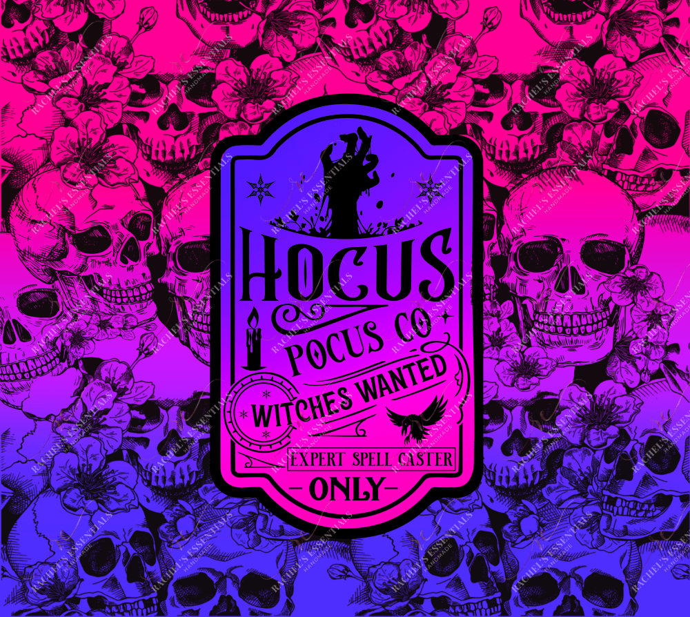 Hocus Pocus Skulls - Vinyl Wrap Seamless Vinyl