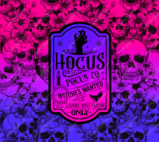 Hocus Pocus Skulls - Vinyl Wrap Seamless Vinyl