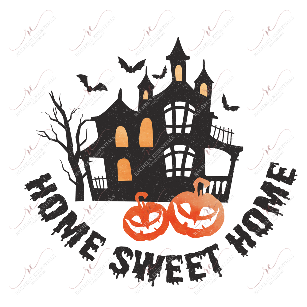 Sublimation 1.99 Home sweet home Halloween - ready to press sublimation transfer print freeshipping - Rachel's Essentials