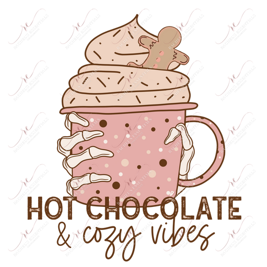 Hot Chocolate And Cozy Vibes - Htv Transfer