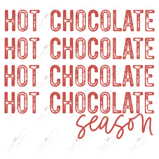 Hot Chocolate Red - Clear Cast Decal