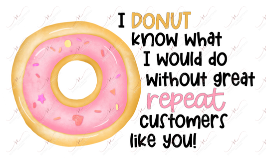 I Donut Know What Woudl Do Stickers