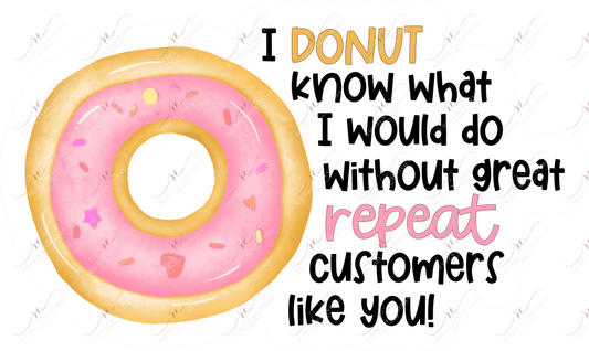I Donut Know What Woudl Do Stickers