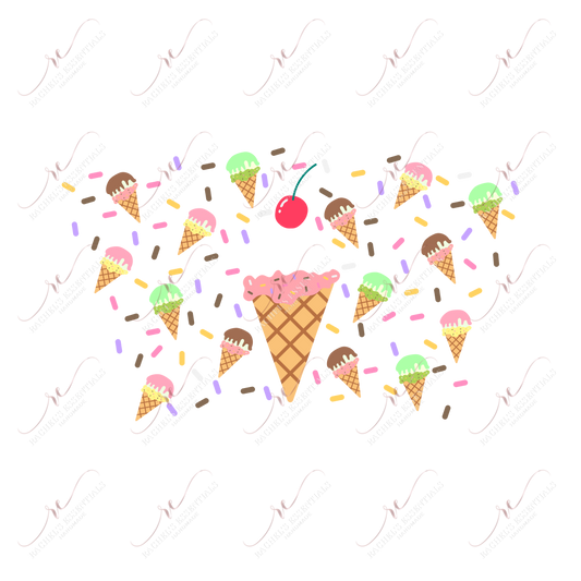 Ice Cream Cones - Cold Cup Wrap